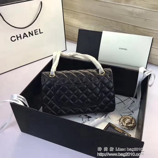 香奈兒CHANEL 原單精品升級版A1112進口小羊皮 金銀鏈條單肩斜挎包 DSC1422